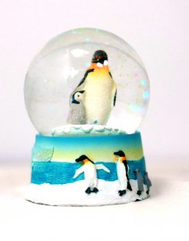 8cm Penguin Globe