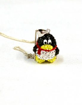 Austrian Crystal Penguin Pendant