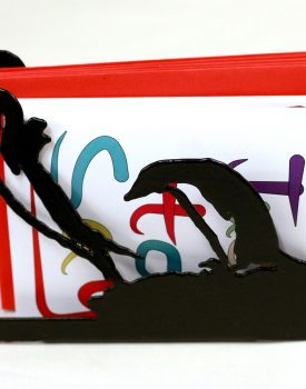 Metal Adelie Penguin - Letter Rack
