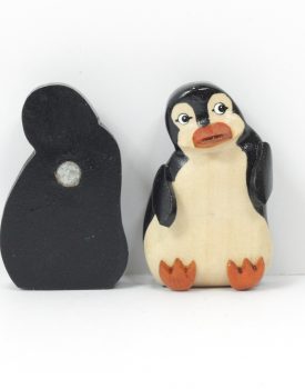 Wooden Penguin Card Holder