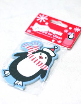 Party Penguin - Glass Decoration