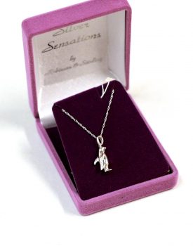 Silver Penguin Pendant