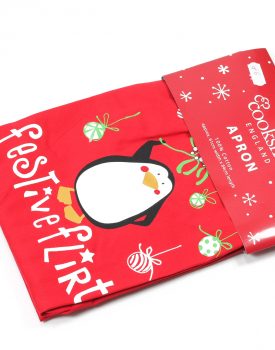 Festive Flirt Penguin Apron