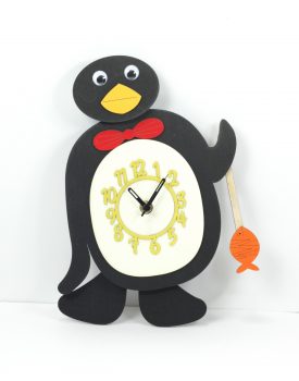 Wooden Penguin Clock