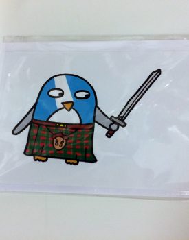 Braveheart Penguin Card