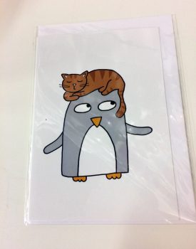 Cat on Head Card