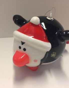 Flying Penguin Flashing Bauble