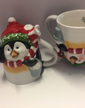 Upside Down Penguin Mug