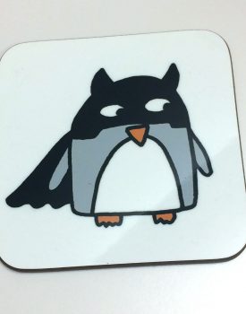 Bat Penguin Coaster