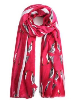 King Penguin Scarf - Fuchsia