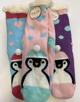 Nuzzles Kids Penguin Socks