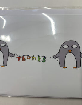 Penguin Thanks Card