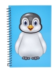 Cutie Penguin Notebook 18cm