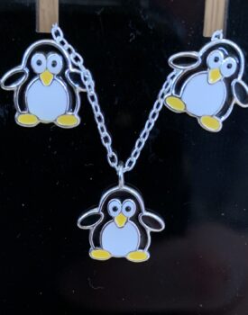 Cute Penguin Jewellery (Sterling Silver)