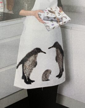 Penguin Family Apron (with pockets)