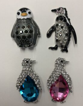 Glitter Penguin Magnets