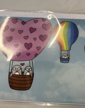 Penguins in Balloon Card