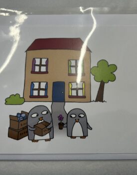 New Home Penguin Card