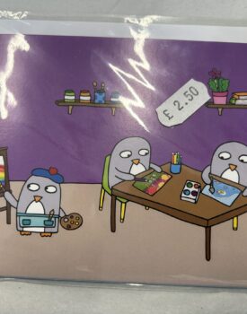 Painting Penguins Card