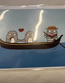 Gondola Penguin Card