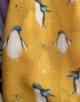Penguin Scarf - Mustard