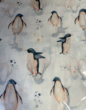 Penguin Scarf - White