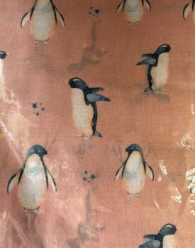Penguin Scarf - Pink