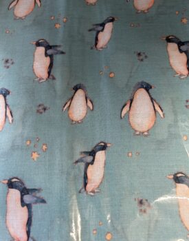 Penguin Scarf - Light Green