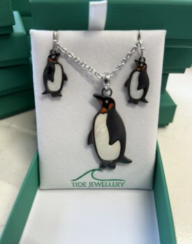 MOP Emperor Penguin Jewellery Set