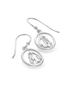 Sterling Silver Mum & Baby Earrings