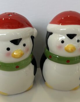 Xmas Penguin Salt & Pepper pots